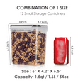 thumbnail image 5 of 12 Pcs Vtopmart Airtight Food Storage Containers, for Kitchen Pantry Organization, 1.5qt/1.6L, SMALL, 5 of 6