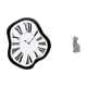 thumbnail image 1 of Reloj de pared,Reloj de pared interior nórdico con números romanos,Relojes distorsionados Reloj electrónico de lujo moderno,Figura de escritorio,Estatua de gato,linda decoración para, 1 of 8