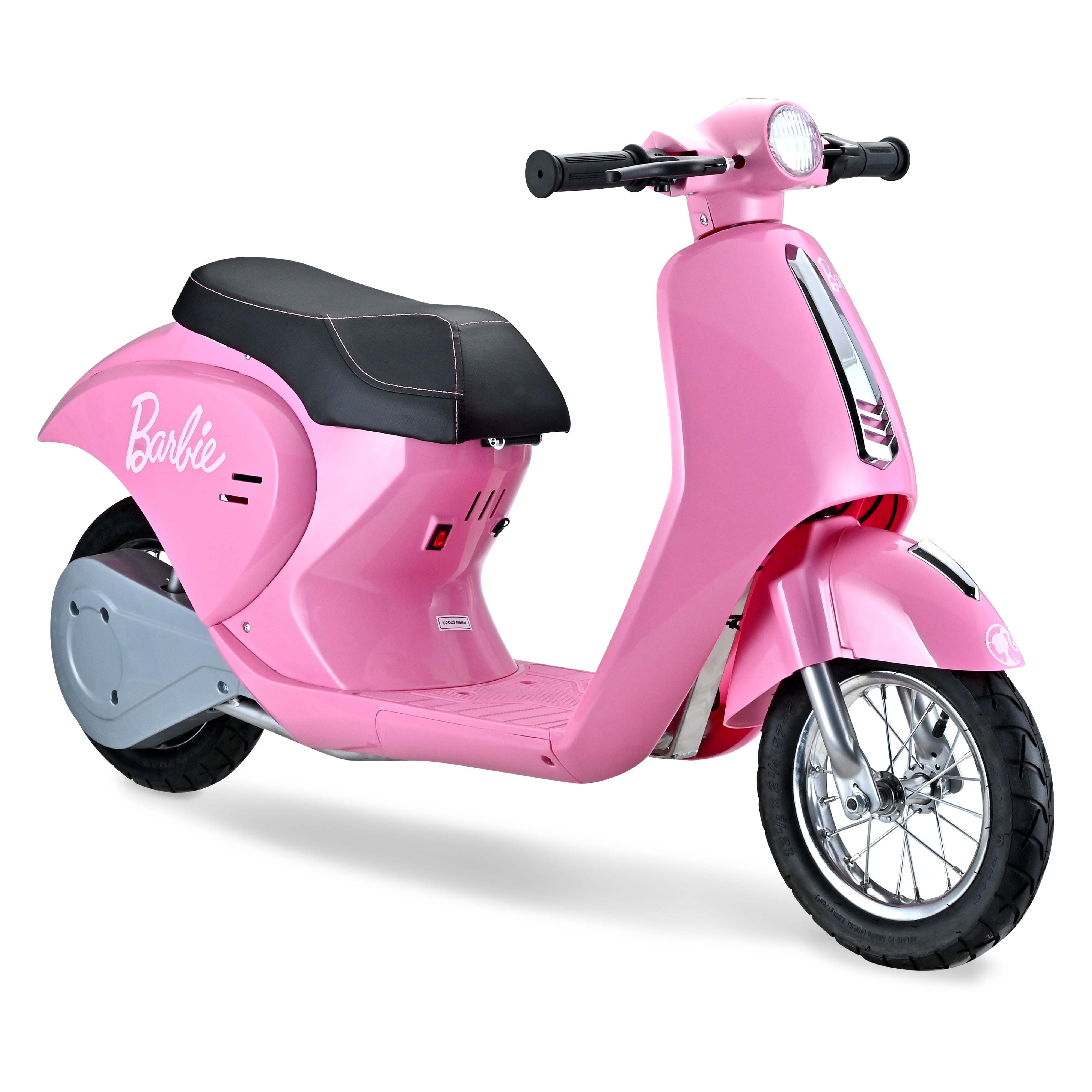 Barbie 24V Retro Scooter Powered Ride on with Easy Twist Throttle