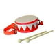 thumbnail image 2 of Caja de batería de 6 pulgadas, instrumento de percusión profesional con baquetas, multifuncional Rojo, 2 of 9