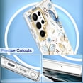 thumbnail image 5 of Dteck for Samsung Galaxy S23 Ultra Case Marble Pattern Hybrid Hard Back Soft TPU Raised Edge Ultra-Thin Shock Absorption Scratch Proof Slim Protective Case for Samsung Galaxy S23 Ultra, Butterfly, 5 of 7