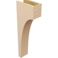 thumbnail image 5 of 6"W x 12"D x 36"H Thin Stockport Rough Cedar Woodgrain TimberThane Corbel, Primed Tan, 5 of 6
