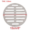 thumbnail image 2 of Unique Bargains 6 Inch Stainless Steel Floor Strainer Drain Cover Bath Sink Filter, 2 of 2