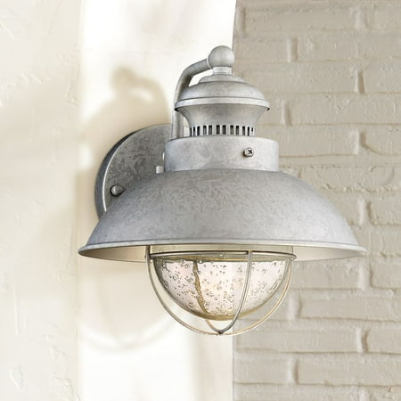 John Timberland Fordham 8 1 2 High Galvanized Led Outdoor Wall Light John Timberland Fordham 8 1 2 High Galvanized Led Outdoor Wall Light