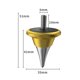 thumbnail image 2 of Pie de Aislamiento de Altavoz, Soporte de Cono Amortiguador para Grabadora de Tocadiscos de Audio de Alta Fidelidad AMP M6 Dorado, 2 of 8