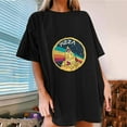 thumbnail image 2 of IROINNID Womens Short Sleeve Summer Tunic Shirts Pizza Printed Casual Top Pullover T-shirt Under 10$, 2 of 7