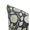 thumbnail image 4 of Fabdivine Thick Cotton Hand Block Print Farmhouse Throw Cushion Cover , 14"X14", Black, 4 of 5
