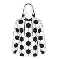 thumbnail image 6 of KLL Unisex Kids Boys Girls Hooded Pocket Pullover Hoodies-Soccer Ball, 6 of 6
