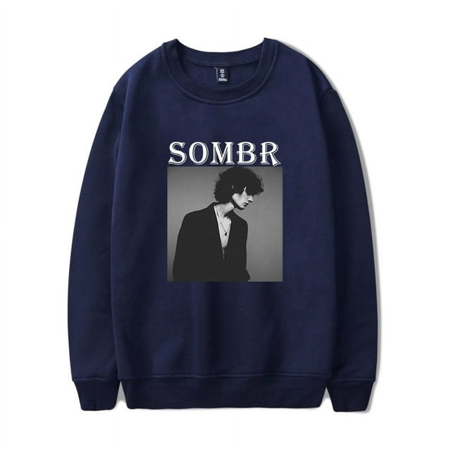 Chandail à Col Rond Sombr Merch Photos Unisexe Hommes Femmes à Manches Longues Streetshirt