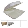 thumbnail image 2 of Galligreen Compostable Square Hinged-Lid Container, 8 in, 2 of 4
