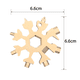 thumbnail image 2 of Whataatahia Llave para nieve multifuncional Llave hexagonal multiusos de acero con alto contenido de carbono Llave para nieve portátil universal Herramienta de mano, 2 of 5