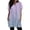 Light Violet, variant on Duoif Women's Casual V Neck Short Sleeve Dress Loose Fit T Shirt Dress with Pockets Black L