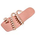 thumbnail image 2 of Zapatillas con punta abierta para mujer, sandalias cómodas, informales, cómodas, para la playa Wmkox8yii ytu5097, 2 of 9