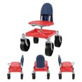 thumbnail image 3 of Rolling Gardening Seat, Height Adjustable Garden Work Seat with Wheels, Heavy Duty Garden Tool Cart with Storage Tray for Seniors Yard Patio Work, 330 Lbs Capacity, 3 of 11