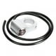 thumbnail image 3 of 25mm/0.98in Waterproof Steel Spotlights Handlebar Headlight Switch for Motorcycle Bicycle Silver, 3 of 5
