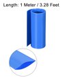 thumbnail image 3 of Heat Shrink Tubes 140mm Flat Width Wrap for Dual Layer 18650 1 Meter Blue, 3 of 4