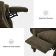 thumbnail image 3 of MCombo Sponge Filling for Living Room Office Adjustable Recliners, Brown, 3 of 9