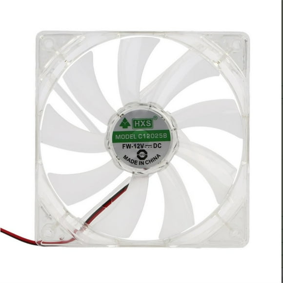 Quad 4 LED Light 120mm PC Computer Case Cooling Fan Mod Easy Installed Fan 12V
