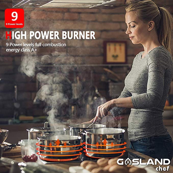 Gasland Chef 30" Built-in Electric Cooktop, 4 Burners Ceramic Glass Electric Cooktop