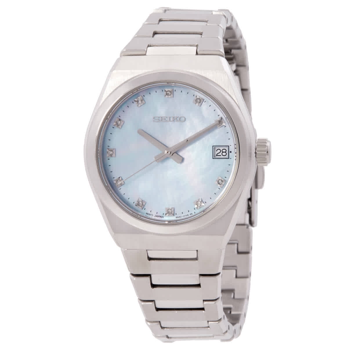 アナログ腕時計 SEIKO | Quartz Crystal White Dial Ladies Watch SKK727P1 Seiko Ladies Quartz Watch, White Dial, Sapphire Crystal