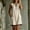 *Beige, variant on ClodeEU Women's Sleeveless Peter Pan Collar Contrast Trim Mini Dress, Casual A-Line Sundress with Pockets Beige,Women's Plus L