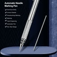 thumbnail image 3 of Metal Etching Pen, High Hardness Metal Tip Pocket Clip Design Metal Scribe Tool Exquisite Craftsmanship  for Toy Model, 3 of 7