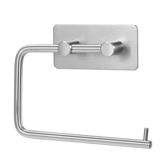 WINOMO Self Adhesive Tissue Holder Silver 304 Stainless Steel 1Pack for Bathroom and Kitchen Use