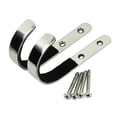 thumbnail image 4 of Tactical 1Pair Gun Wall Mount Storage Rack J-Hook Rifle Shotgun Hangers Set Anti-Scratch Stainless Steel Gun Rack Holder, 4 of 5