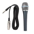 thumbnail image 1 of Micrófono con cable Bobina móvil profesional Anti interferencias Pastilla cardioide Micrófono vocal de mano para puesta en escena Transmisión en vivo, 1 of 10