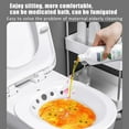 thumbnail image 2 of HLONK Bain Sitz Pliable Accroupi Sans Bain Sitz Bain pour Toilette Hémorroïdes Soins Post-Partum pour Traiter Blessures Post-Partum Hémorroïdes Soins Périnéaux Récupération Épisiotomie Réutilisable Anal et Vaginal, 2 of 14