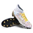thumbnail image 4 of Botas de fútbol profesionales para hombre, zapatos de fútbol con pinchos largos, transpirables, hasta el tobillo, ultraligeros, envío directo, 4 of 4