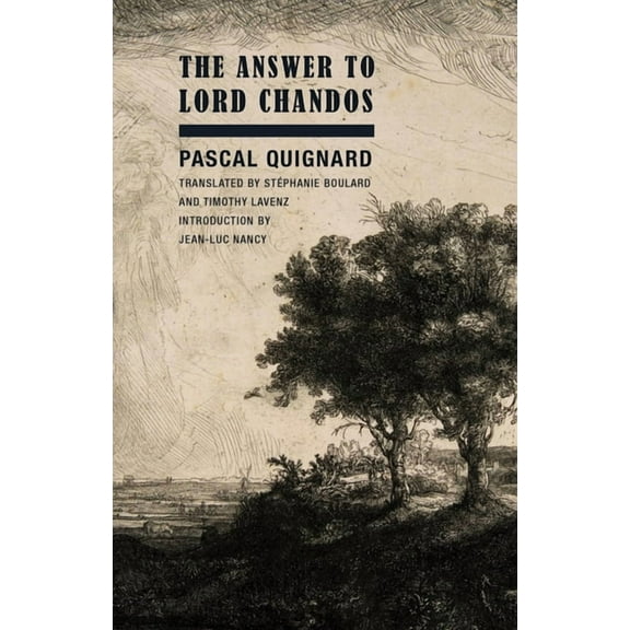 The Answer to Lord Chandos, (Paperback)