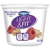 Dannon Light N Fit Non Fat White Chocolate Raspberry Yogurt, 6 Oz.