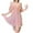 Pink, variant on HomeGardon Nightgowns for Women,Summer Dresses Clearance!Fashion Sexy Women's Solid Lace Round-Neck B andage Backless Short Sleepshirts