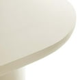 thumbnail image 6 of 72 Inch Dining Table, White, Wood, Concrete, Oval, Kitchen Cafe Bistro Hospitality Restaurant, Modern Contemporary HB36473, 6 of 10
