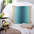 thumbnail image 3 of Teal Green Khaki Ombre 20x20 Pillow Covers Set of 2, Modern Abstract Art Gradient Throw Pillow Covers Decorative Couch Cushion Case, Microfiber Square Pillowcases for Bedroom Car Living Room, 3 of 7