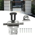 thumbnail image 4 of Stainless Steel Door /Latch With Screws Solid /Sliding Bolts Latch Hasp Home /Hardware Gate Safety /Toilet Door Lock Hand Tools, 4 of 8