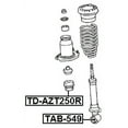 thumbnail image 2 of Febest REAR SHOCK ABSORBER JOUNCE BUMPER # TD-AZT250R OEM 48341-05030, 2 of 2