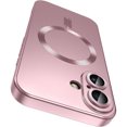 thumbnail image 1 of Para Magsafe fundas de teléfono con carga inalámbrica magnética para iPhone 16 15 14 13 12 11 Pro Max Plus funda trasera para cámara Accesorios Rosa Para iPhone 11 Pro, 1 of 6
