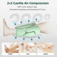 thumbnail image 3 of CINCOM Leg Massager for Circulation Air Compression Calf Massager for Muscles Relaxation FSA/HSA Eligible, Grey, 3 of 9