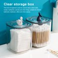 thumbnail image 1 of Cotton Swab Containers with Lids Storage Holder Multifunctional Desktop Clear Makeup Case Bathroom Bedroom Dormitory Washroom Whales, 1 of 8