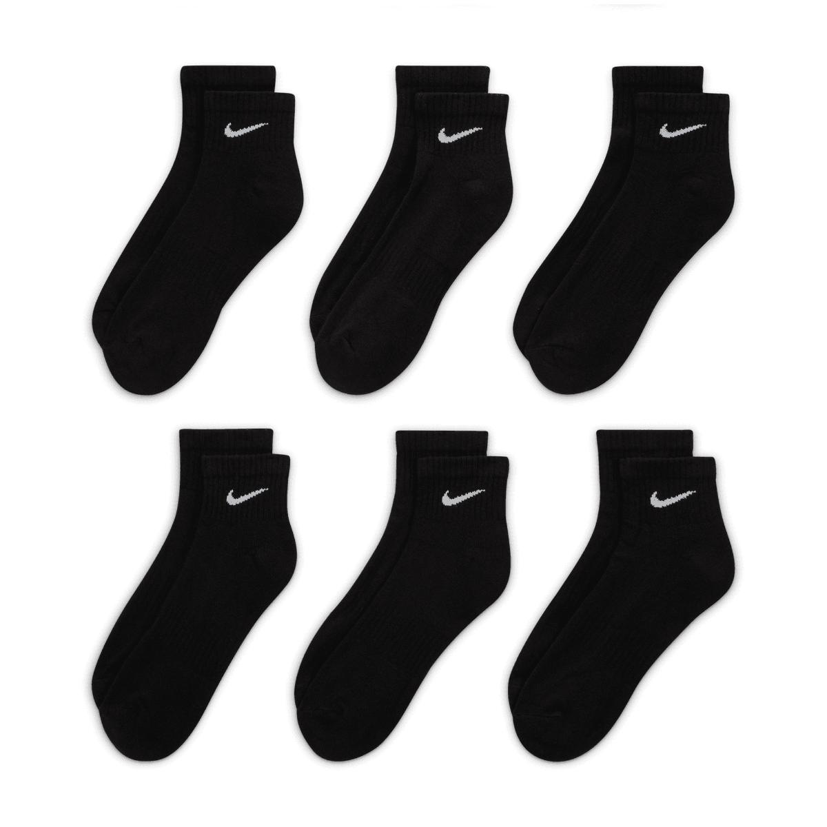 Nike Everyday Cushion Ankle Training Socks Black 6-Pack photo 2