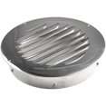 thumbnail image 1 of Grille de Ventilation Ronde en Acier Inoxydable 70-300mm Outil de Ventilation pour Conduit Mural Extérieur, 1 of 1