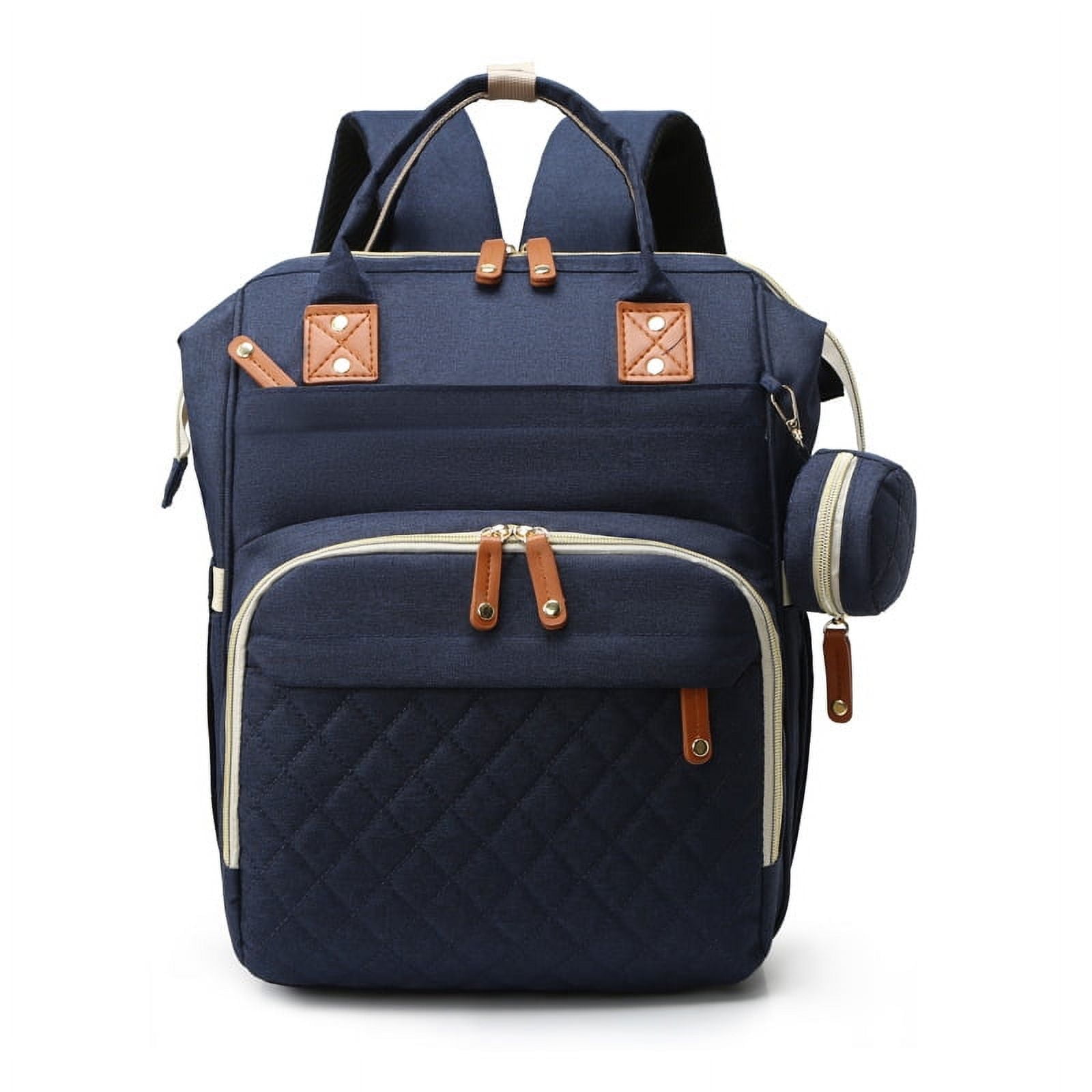 Babymel Luna Ultra Lite Scuba Diaper Backpack - Large Capacity Water Resistant Baby Bag