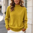 thumbnail image 3 of Diufon Thin Sweaters for Women Ribbed Knit Long Sleeve Mock Neck Pullover Fall Fashion Winter Thermal Layering Sweaters, 3 of 7