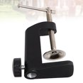thumbnail image 3 of KAKOWELY Table Lamp Clip 1PC Metal Table Clips Round Head Horse Buckle Desktop Holder Universal Fixed Base Clips Iron Multi-purpose Bottom Clip Accessories for Home Use (Thickening Style Black), 3 of 5