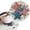 B/14.17"/1 Pc, variant on 4th of July Patriotic Round Placemats,Red White Blue Floral & Star Printed Table Mats,Heat-Resistant Independence Day Decorative Coasters,Patriotic Table Linens for Dining,Parties & Outdoor Picnics
