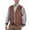 Saddle Tan, variant on Scully Western Vest Mens Five Snap Leather Single Point Yoke 507