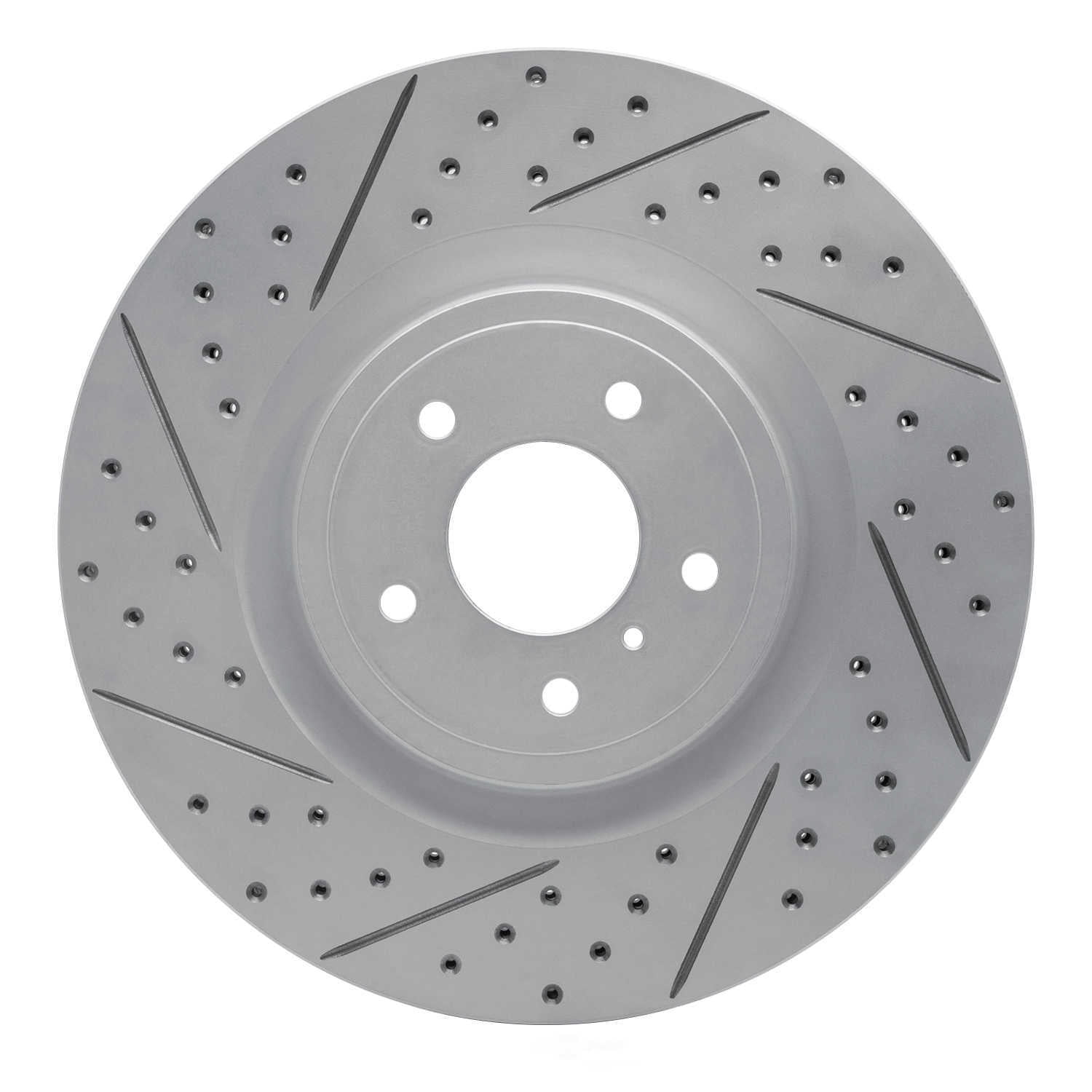 Dynamic Friction Company 830-68012L DFC Geoperformance Rotor - Drilled and Slotted