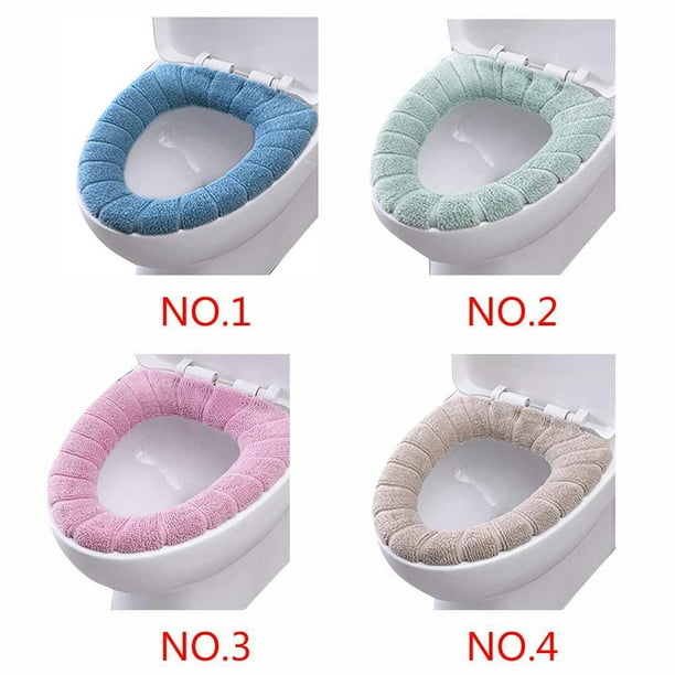 Bearachild Cubierta para asiento de inodoro de baño Juegos de accesorios de baño azul